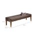 Puff Livia Marrom 140 cm