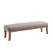 Puff Theo Bege e Natural 140 cm