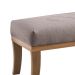 Puff Theo Bege e Natural 140 cm