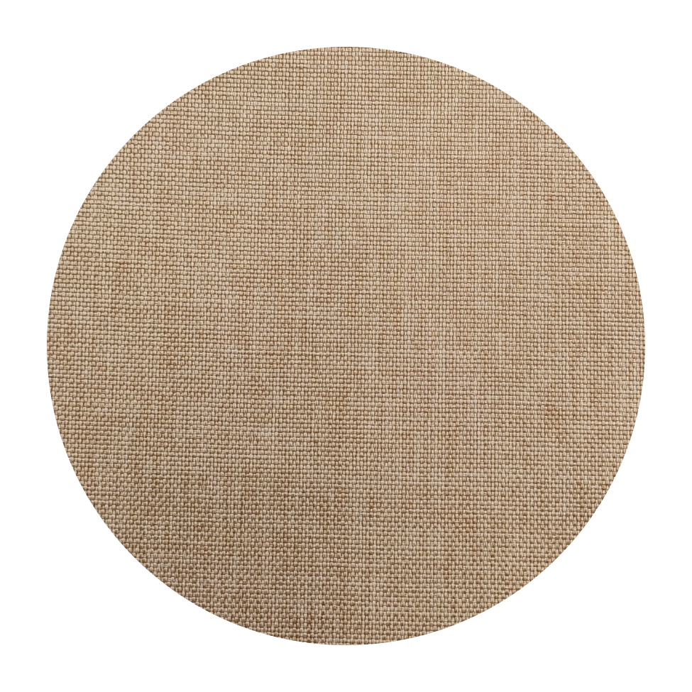 Puff Theo Bege e Natural 140 cm