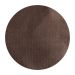 Puff Theo Marrom e Imbuia 100 cm