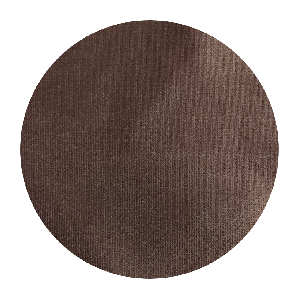 Puff Theo Marrom e Imbuia 100 cm
