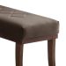 Puff Theo Marrom e Imbuia 140 cm