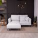 Puff Unne Bouclê Off White 85cm