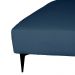 Puff Unne Linho Azul Marinho 85cm