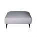 Puff Unne Linho Cinza 85cm