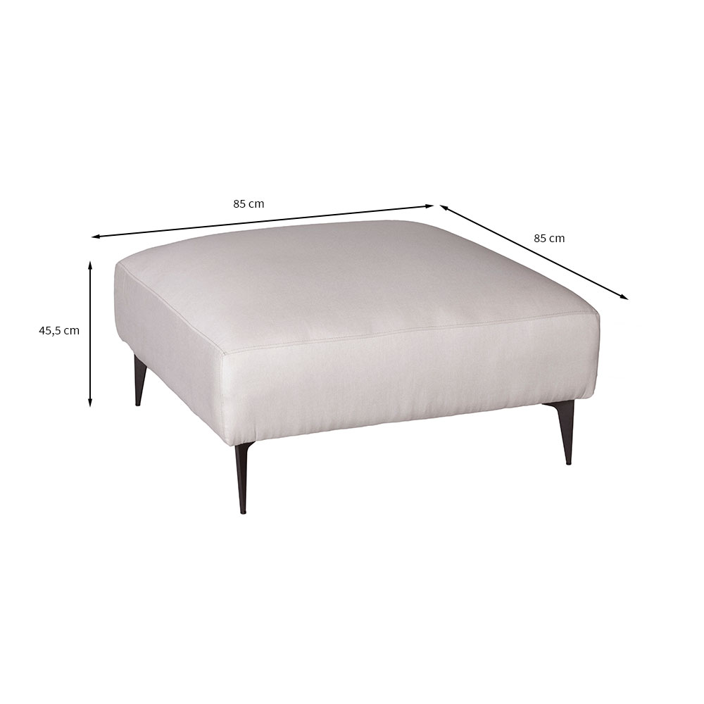 Puff Unne Linho Cru 85cm