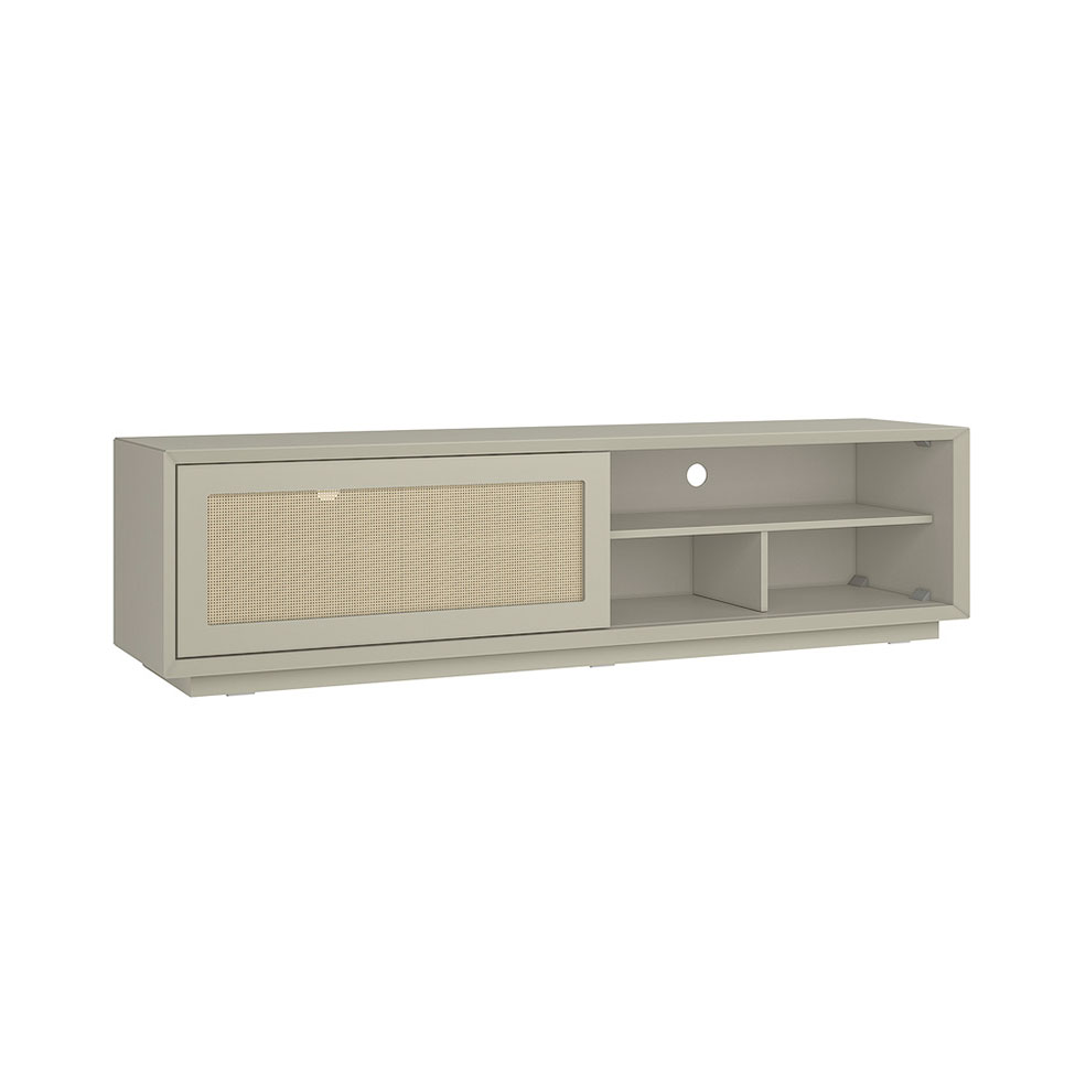 Rack Corumbá com Tela Off White 160 cm