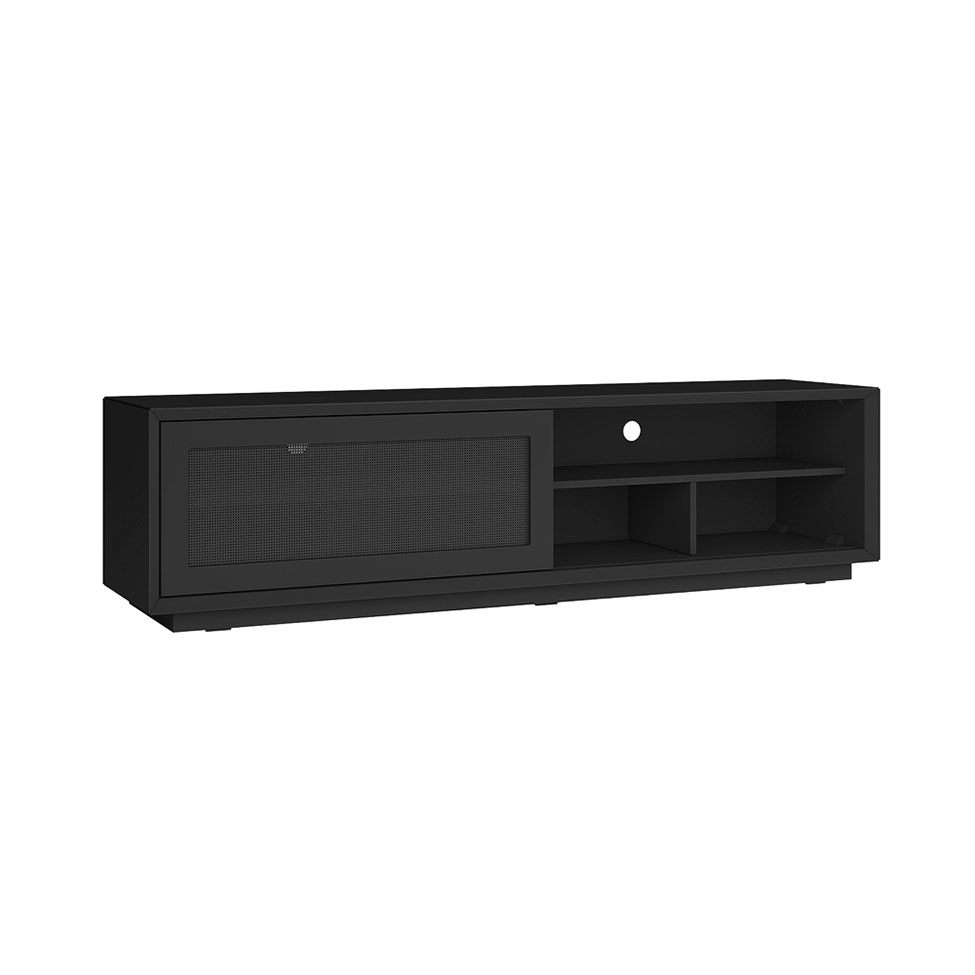 Rack Corumbá com Tela Preto 160 cm