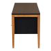 Rack Nick 3 GV Preto e Avelã 160 cm