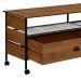 Rack Salvia Preto e Amêndoa Rustico 160 cm