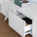 Rack para TV até 50 Polegadas Emma 2 PT 1 GV Branco 160 cm