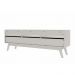 Rack para TV até 50 Polegadas Even 2 PT 1 GV Branco 160 cm