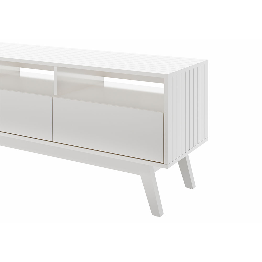 Rack para TV até 50 Polegadas Even 2 PT 1 GV Branco 160 cm
