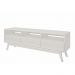 Rack para TV até 50 Polegadas Even 2 PT 1 GV Branco 160 cm