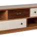 Rack para TV de 55 Polegadas Colors 5 GV Castanho Verniz e Colorido Envelhecido