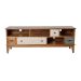 Rack para TV de 55 Polegadas Colors 5 GV Castanho Verniz e Colorido Envelhecido