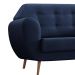 Sofá 2 Lugares Beegees Velosuede Azul Marinho