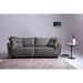 Sofá 2 Lugares Gales Veludo Cinza 190 cm