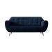 Sofá 3 Lugares Beegees Velosuede Azul Marinho