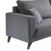 Sofá 3 Lugares Manchester Cinza 200 cm