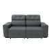 Sofá 3 Lugares Retrátil e Reclinável Plaza Suede Cinza