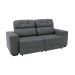 Sofá 3 Lugares Retrátil e Reclinável Plaza Suede Cinza