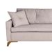 Sofá 3 Lugares Viena Linho Bege 190 cm