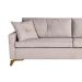Sofá 3 Lugares Viena Linho Bege 230 cm