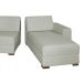 Sofá 4 Lugares Bretanha com Chaise Direito Linho Cinza