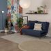 Sofá-Cama 2 Lugares Casal Bergamo Azul Jeans