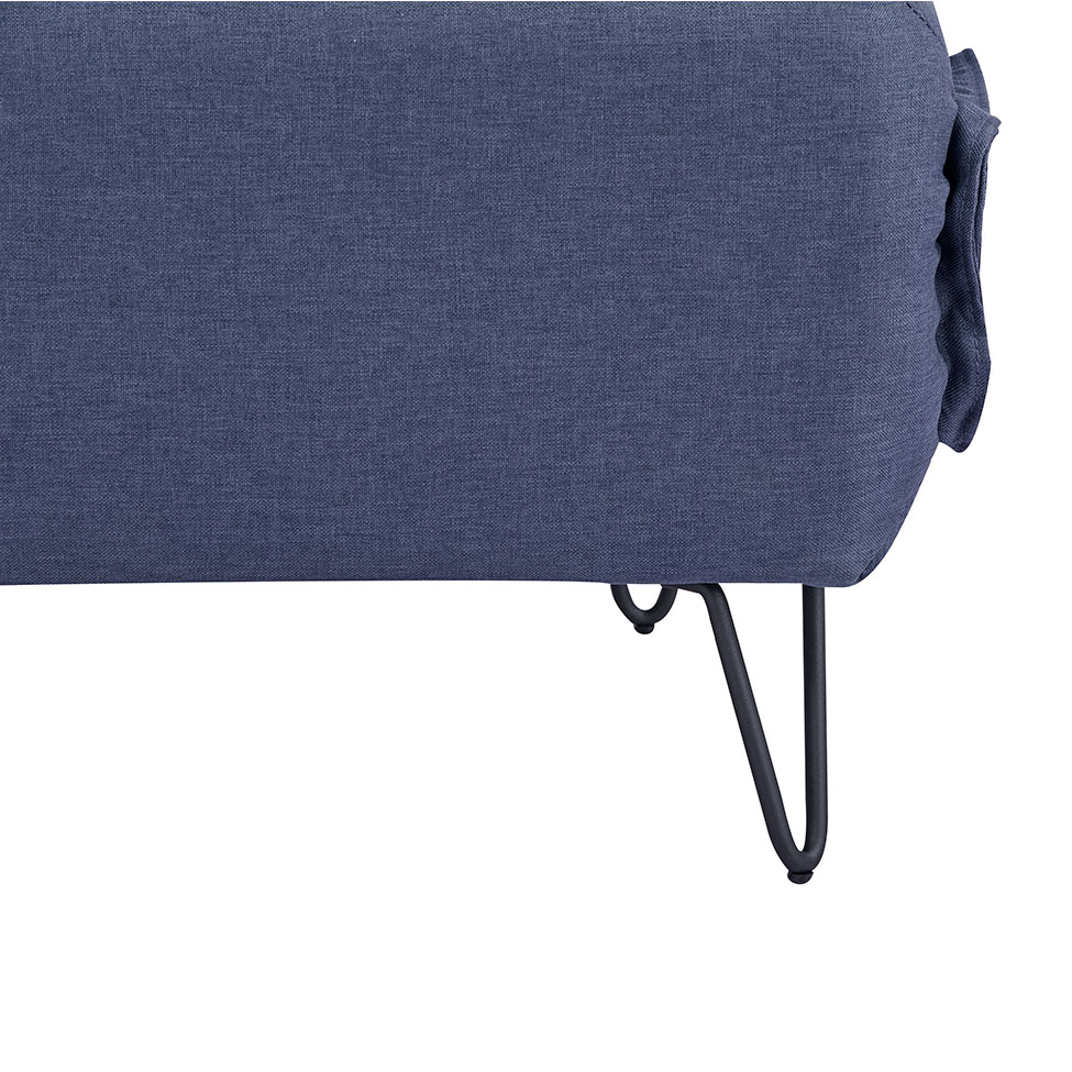 Sofá-Cama 2 Lugares Casal Bergamo Azul Jeans
