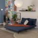 Sofá-Cama 2 Lugares Casal Bergamo Azul Jeans