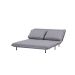 Sofá-Cama 2 Lugares Casal Bergamo Cinza Claro