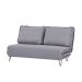 Sofá-Cama 2 Lugares Casal Bergamo Cinza Claro