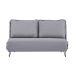 Sofá-Cama 2 Lugares Casal Bergamo Cinza Claro