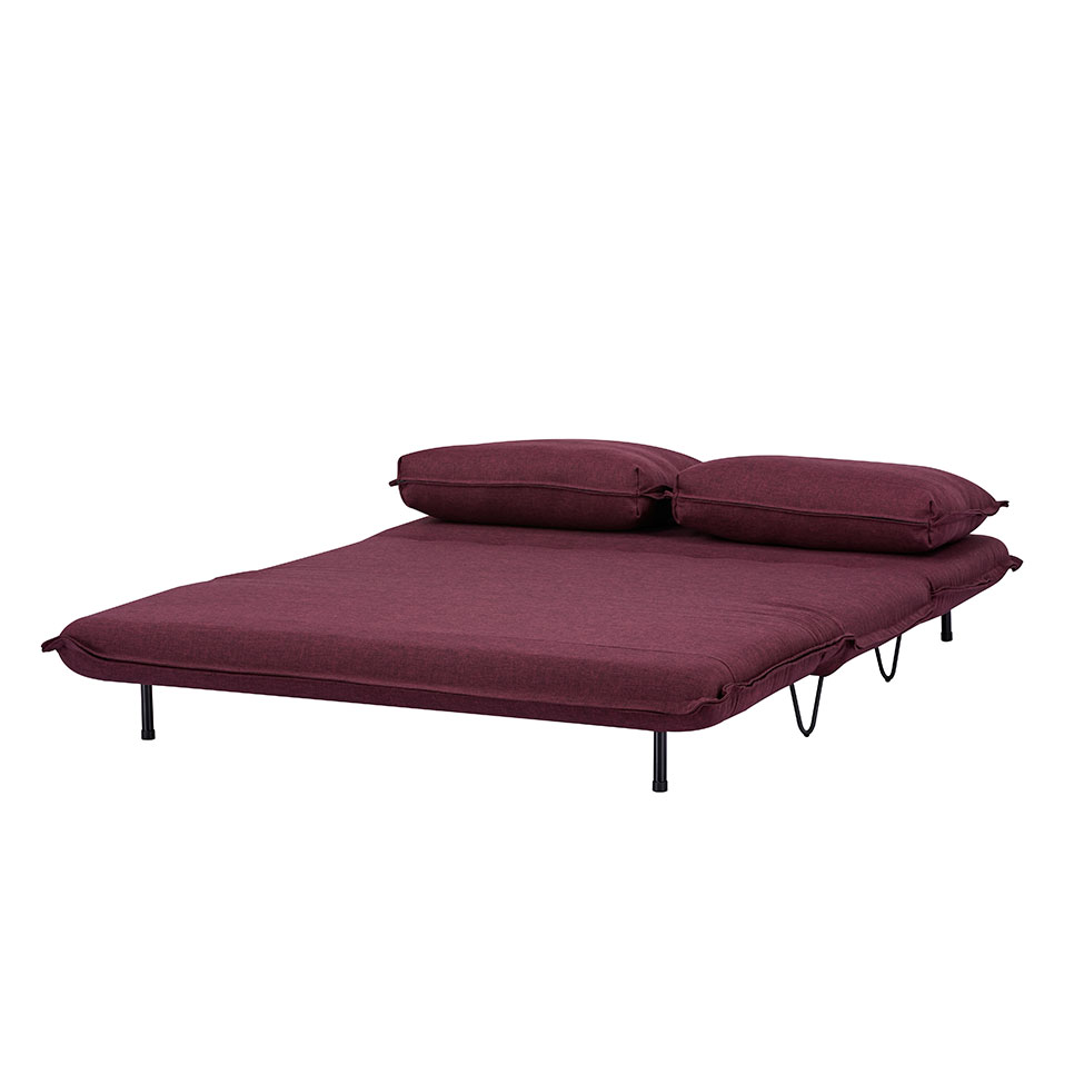 Sofá-Cama 2 Lugares Casal Bergamo Vermelho