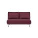 Sofá-Cama 2 Lugares Casal Bergamo Vermelho