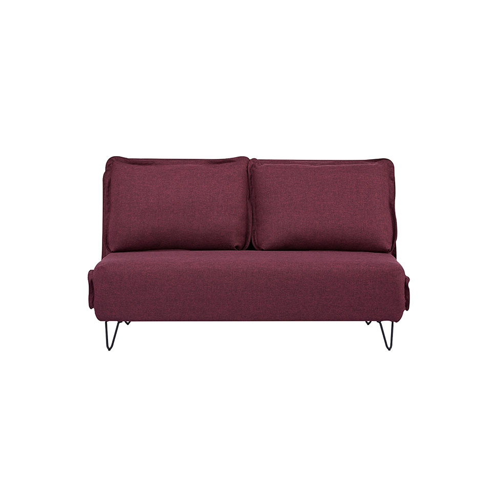 Sofá-Cama 2 Lugares Casal Bergamo Vermelho