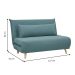 Sofá-Cama 2 Lugares Casal Génova Azul