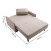 Sofá-Cama 2 Lugares Casal Isis Linho Bege