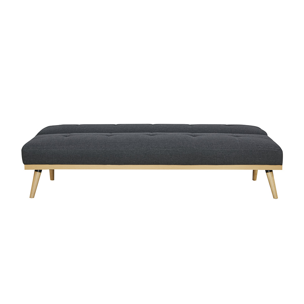 Sofá-Cama 3 Lugares Casal Córsega Cinza Escuro