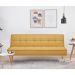 Sofá-Cama 3 Lugares Casal Venice Amarelo