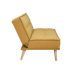 Sofá-Cama 3 Lugares Casal Venice Amarelo