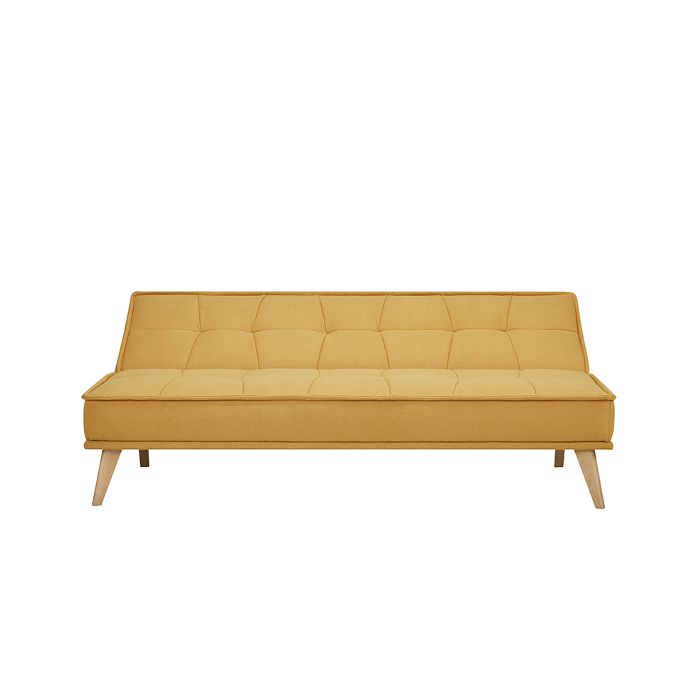 Sofá-Cama 3 Lugares Casal Venice Amarelo