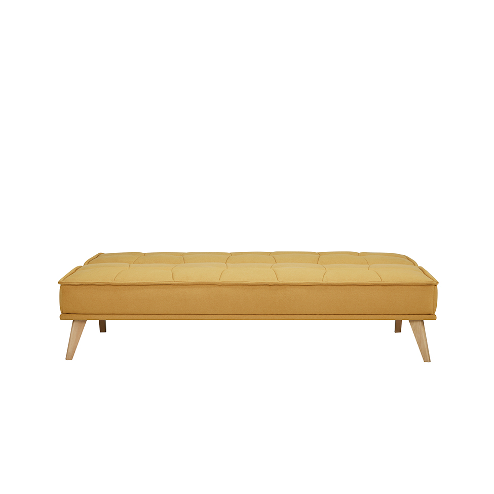 Sofá-Cama 3 Lugares Casal Venice Amarelo