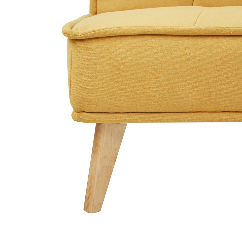 Sofá-Cama 3 Lugares Casal Venice Amarelo