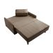 Sofá-Cama Casal 2 Lugares Isis Veludo Marrom