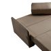 Sofá-Cama Casal 2 Lugares Isis Veludo Marrom