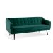 Sofá-Cama Casal 3 Lugares Beatriz Veludo Verde